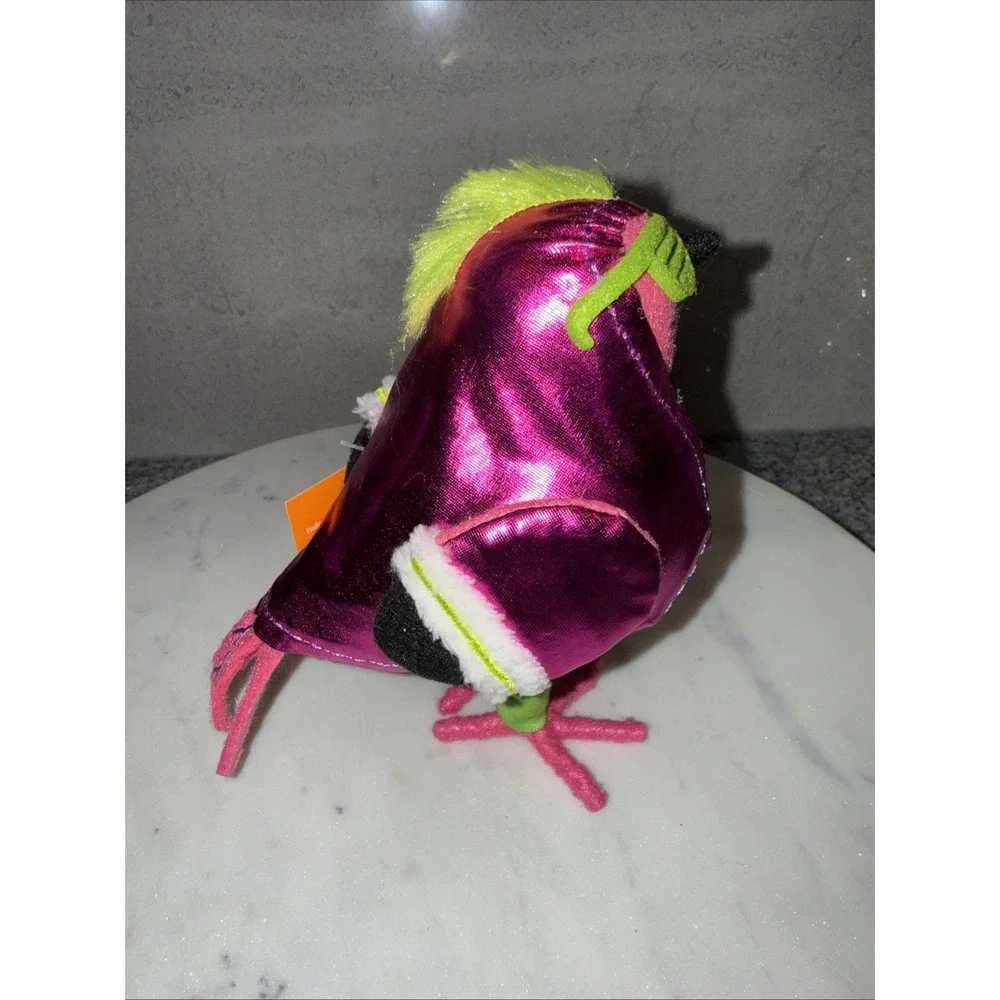 Target 2024 Hyde and Eek GLITTERS Halloween Neon Punk Rocker Skeleton Bird NWT